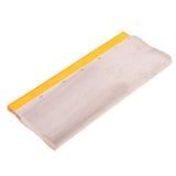 Maxbell Silk Screen Printing Squeegee Rubber Blade Wood Handle Ink Scraper 25cm 65°