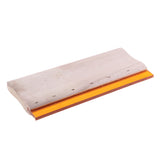 Maxbell Silk Screen Printing Squeegee Rubber Blade Wood Handle Ink Scraper 25cm 65°