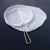 Maxbell Stainless Steel Handle Ring Coffee Tea Cloth Strainer Filter Sock Bag S