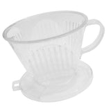 Maxbell Coffee Filter Clever Coffee Dripper Cone Reusable Brewer Portable  Clear