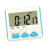 Maxbell Portable Digital Countdown Timer Clock LCD Screen for Kitchen Cook Blue