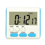 Maxbell Portable Digital Countdown Timer Clock LCD Screen for Kitchen Cook Blue