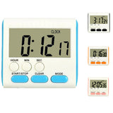 Maxbell Portable Digital Countdown Timer Clock LCD Screen for Kitchen Cook Blue