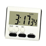 Maxbell Portable Digital Countdown Timer Clock LCD Screen for Kitchen Cook Black