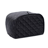 Maxbell Polyester Grid Bread Toaster Dust Cover Bakeware Protector 2 Slice Black