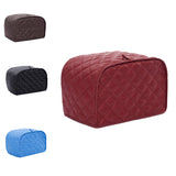 Maxbell Polyester Grid Bread Toaster Dust Cover Bakeware Protector 4 Slice Red