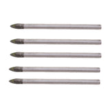 Maxbell 6 Sizes Triangular Drill Bits Set Tiles Ceramic Glass Hole Saw Opener 5mm