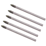 Maxbell 6 Sizes Triangular Drill Bits Set Tiles Ceramic Glass Hole Saw Opener 5mm