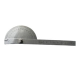 Maxbell Stainless Steel Protractor 180 Degrees Angle Ruler Finder Metric  0-145mm