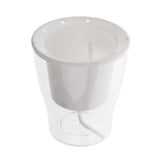 Maxbell Transparent Flower Self-watering Planter Flower Basket Round 80×80×70mm