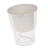 Maxbell Transparent Flower Self-watering Planter Flower Basket Round 130×130×150mm