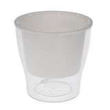 Maxbell Transparent Flower Self-watering Planter Flower Basket Round 175×175×150mm