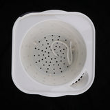 Maxbell Transparent Flower Self-watering Planter Flower Basket Square   175×175mm