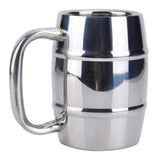 Maxbell 550ml Stainless Steel Double Wall Beer Coffee Mug Drink Milk Coffee Tea Mug