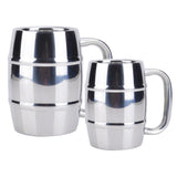Maxbell 550ml Stainless Steel Double Wall Beer Coffee Mug Drink Milk Coffee Tea Mug