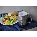 Maxbell 550ml Stainless Steel Double Wall Beer Coffee Mug Drink Milk Coffee Tea Mug