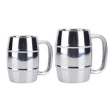 Maxbell 550ml Stainless Steel Double Wall Beer Coffee Mug Drink Milk Coffee Tea Mug