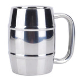 Maxbell 550ml Stainless Steel Double Wall Beer Coffee Mug Drink Milk Coffee Tea Mug