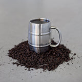 Maxbell 550ml Stainless Steel Double Wall Beer Coffee Mug Drink Milk Coffee Tea Mug