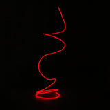 Maxbell Luminescent Neon LED Lights Glow EL Wire String Strip 1M Red