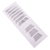Maxbell Guitar Bass Fretboard Inlay Stickers Fret Decals Marker Silver Trapezoid #4