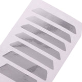 Maxbell Guitar Bass Fretboard Inlay Stickers Fret Decals Marker Silver Trapezoid #4