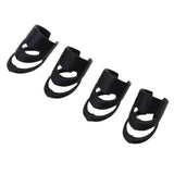 Maxbell Plastic Guitar Fingertip Protectors Finger Guards for Bass Ukulele - S Black