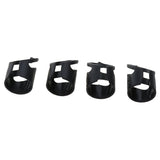 Maxbell Plastic Guitar Fingertip Protectors Finger Guards for Bass Ukulele - S Black