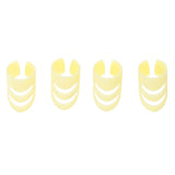 Maxbell Plastic Guitar Fingertip Protectors Finger Guards for Bass Ukulele M Yellow