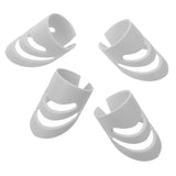 Maxbell Plastic Guitar Fingertip Protectors Finger Guards for Bass Ukulele - L White