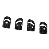 Maxbell Plastic Guitar Fingertip Protectors Finger Guards for Bass Ukulele - L Black