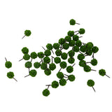 Maxbell 50 Pieces Ball Shaped Model Trees DIY Landscape Scenery N Scale Grass Green