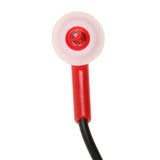 Maxbell Lavalier Lapel Clip-on Microphone for Smartphones PC Audio Recording Red