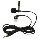 Maxbell Lavalier Lapel Clip-on Microphone for Smartphones PC Audio Recording Black