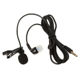 Maxbell Lavalier Lapel Clip-on Microphone for Smartphones PC Audio Recording Black