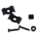 Maxbell Guitar Roller String Tree Guide Retainer Set for ST SQ Electric Guitar Black