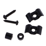 Maxbell Guitar Roller String Tree Guide Retainer Set for ST SQ Electric Guitar Black