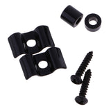 Maxbell Guitar Roller String Tree Guide Retainer Set for ST SQ Electric Guitar Black