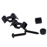 Maxbell Guitar Roller String Tree Guide Retainer Set for ST SQ Electric Guitar Black