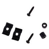 Maxbell Guitar Roller String Tree Guide Retainer Set for ST SQ Electric Guitar Black
