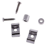 Maxbell Guitar Roller String Tree Guide Retainer for ST SQ Electric Guitars - Silver