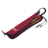 Maxbell Drum Sticks Bag Drumstick Case Mallet Holder for Instrument Accessories Red
