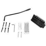 Maxbell Electric Guitar Single Bridge Crank Bar Screws Wrench Spring for Strat Black