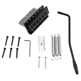 Maxbell Electric Guitar Single Bridge Crank Bar Screws Wrench Spring for Strat Black