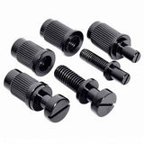 Maxbell Electric Guitar Saddle Bridge Tune-O-Matic Set Studs For 6-String LP Black