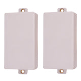 Maxbell No Hole Closed Electric Guitar Pickup Humbucker Covers Double Coil White