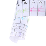 Maxbell 88 Key Piano Practice Stickers for Beginner Piano Practice Professional Version
