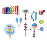 Maxbell Orff World Musical Instruments Kid Music Toy Set Children Education 11Pcs #1