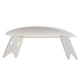 Maxbell Folding UV LED Nail Lamp Gel Polish Curing Nail Art Dryer with Timer White