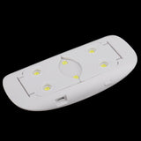 Maxbell Folding UV LED Nail Lamp Gel Polish Curing Nail Art Dryer with Timer White